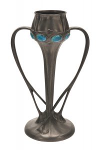 Art Nouveau Vase (No. 029) with Enamel