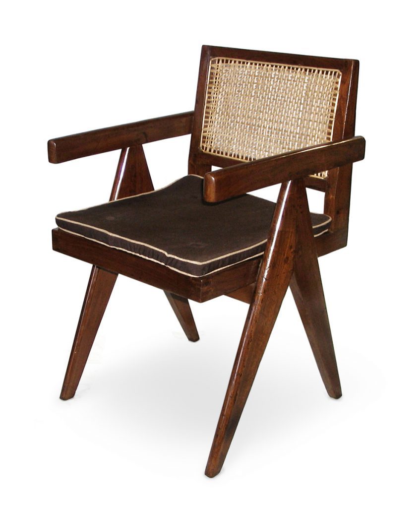 Conference Armchair from Chandigarh, India designed by Pierre Jeanneret (1954)