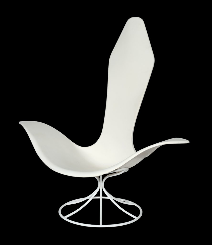 Tulip Chair designed by Estelle & Erwine Laverne (1960)