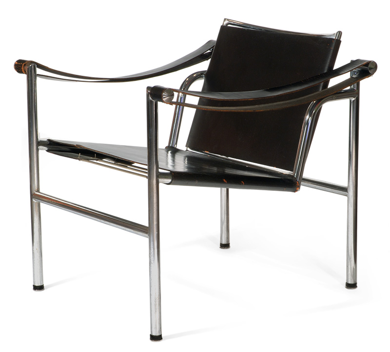 Basculant Chair (No. B301) designed by Le Corbusier, Pierre Jeanneret, & Charlotte Perriand (1928)