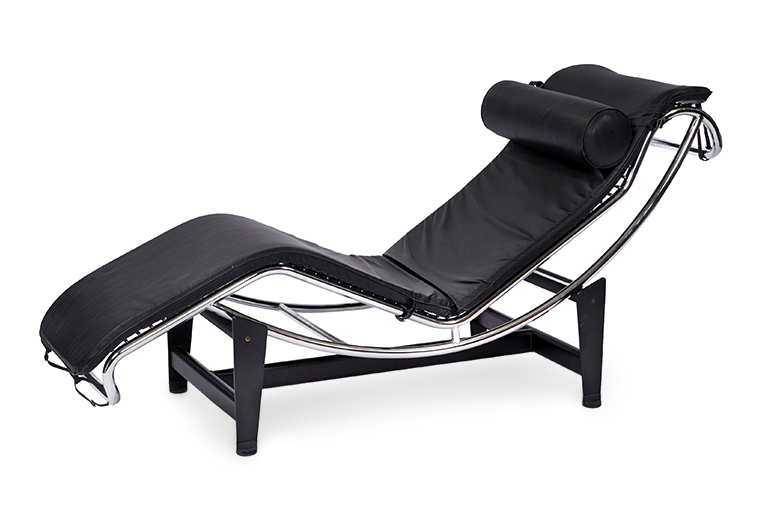 Le Corbusier LC4 Chaise Lounge produced by Cassina, hive