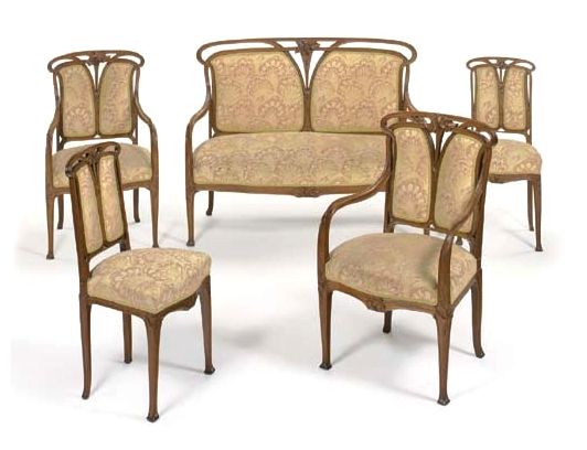 Furniture Suite designed by Louis Majorelle (1900)