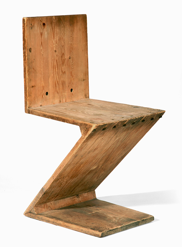 Zig Zag Chair designed by Gerrit Rietveld (1933)