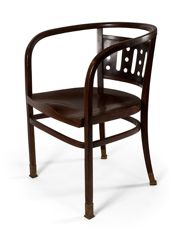 Armchair designed by Otto Wagner (1902)