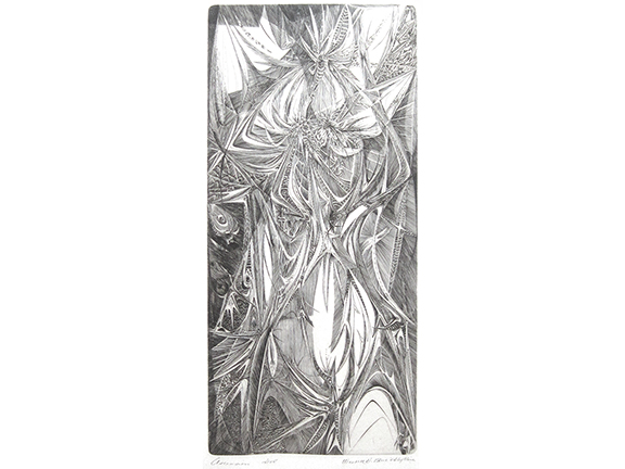 Ascension engraving by Bud Black