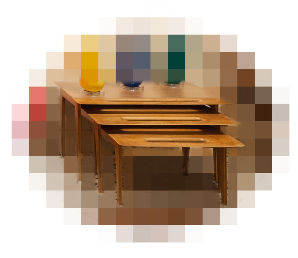 Parisi Nesting Tables pixelated