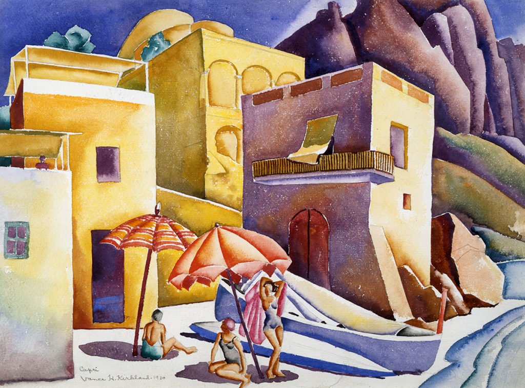 Capri, 1930, by Vance Kirkland