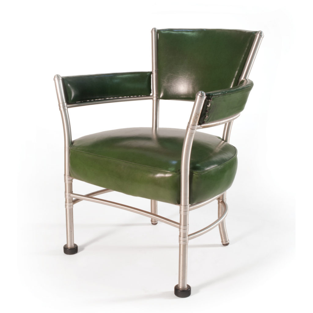 Tubular Aluminum Armchair designed by Warren McArthur (1933)