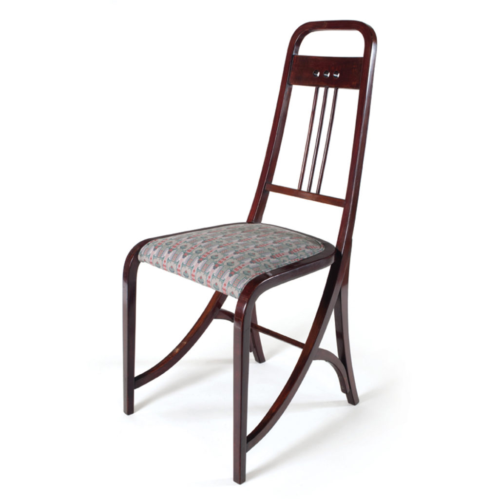 Wiener Werkstätte chair manufactered by Gebrüder Thonet (c. 1904–1905)
