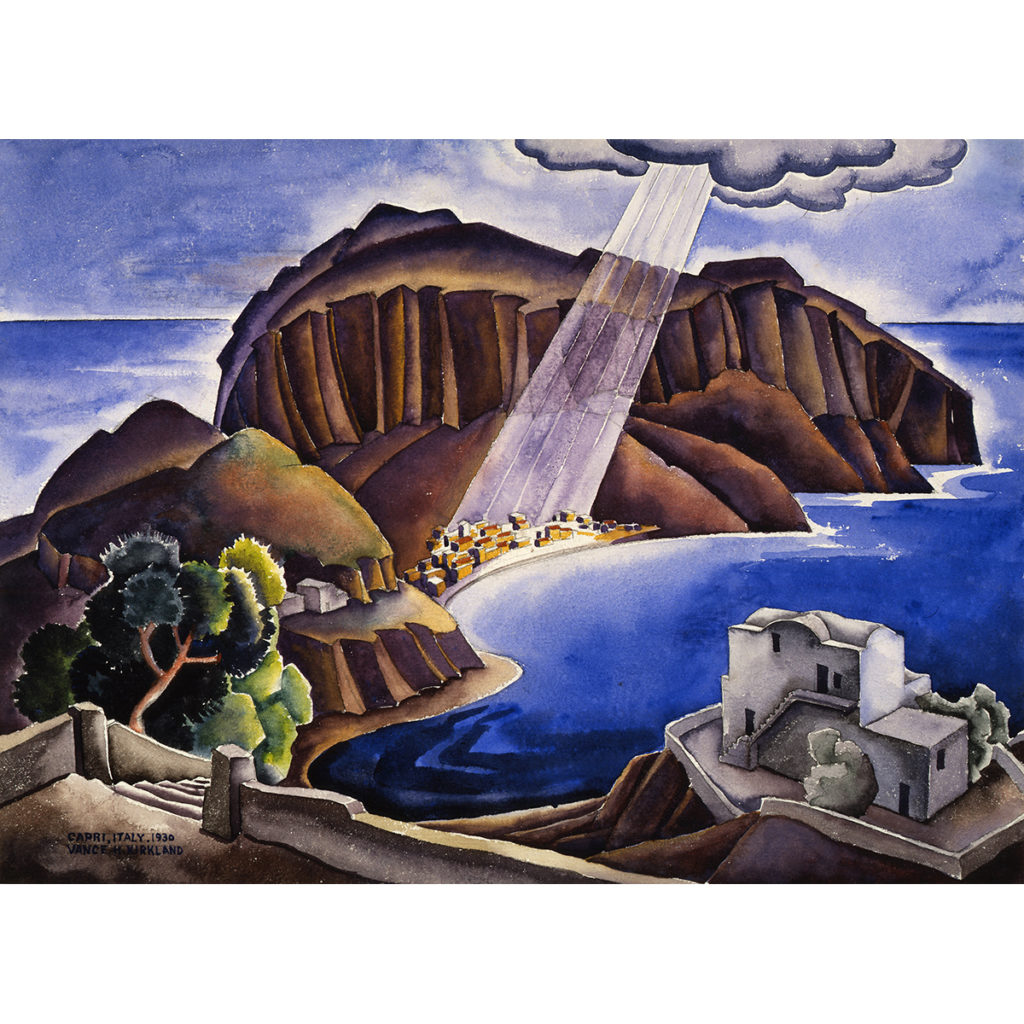 Capri, 1930, by Vance Kirkland