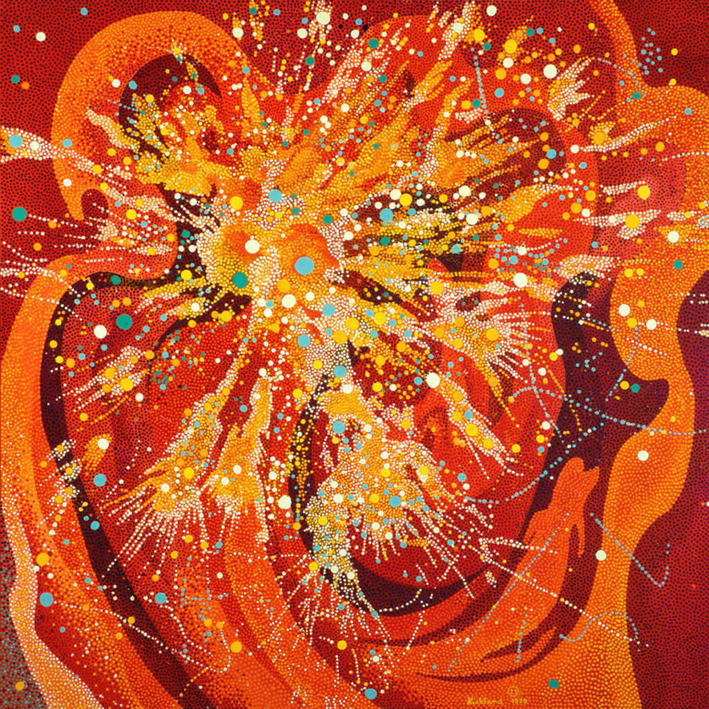Explosions on a Sun 80 Billion Light Years from Earth, 1979, by Vance Kirkland