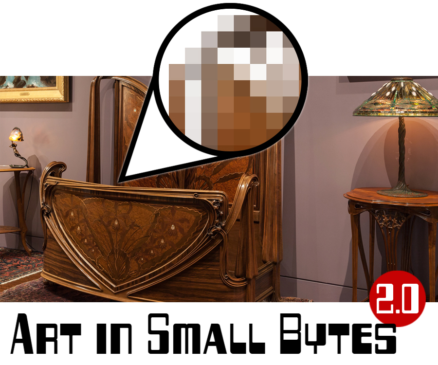 Art in Small Bytes 2.0 logo