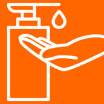 Use hand sanitizer icon